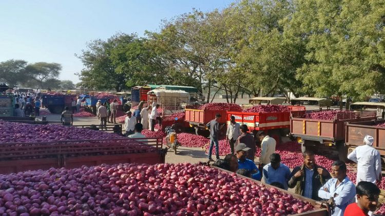 Collapse in India's onion prices could leave Modi smarting in election