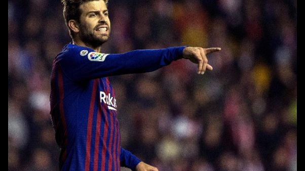 Calcio, Piquè pronto al ritiro nel 2020 Calcio, Piquè pronto al ritiro nel 2020