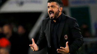 Milan say Gattuso's job is not in danger