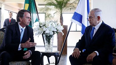 No embassy move announced as Brazil's Bolsonaro hosts Israel's Netanyahu No embassy move announced as Brazil's Bolsonaro hosts Israel's Netanyahu
