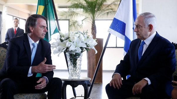 No embassy move announced as Brazil's Bolsonaro hosts Israel's Netanyahu No embassy move announced as Brazil's Bolsonaro hosts Israel's Netanyahu