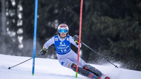 Sci: slalom Semmering, bene 4 azzurre Sci: slalom Semmering, bene 4 azzurre