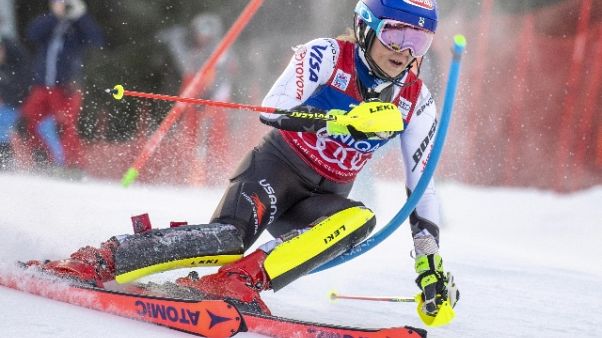 Sci: donne, Shiffrin vittoria da record Sci: donne, Shiffrin vittoria da record
