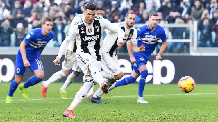 Calcio: Juventus-Sampdoria 2-1
