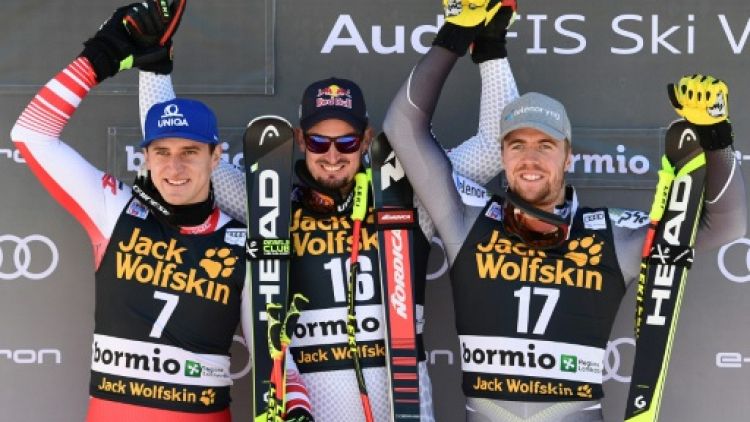 Ski: Paris s'offre le doublé à Bormio pour un centième 