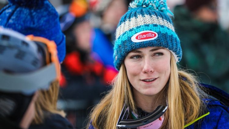 Shiffrin passes heroine Schild with record 36th World Cup slalom win