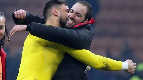 Milan-Spal 2-1, decide Higuain Milan-Spal 2-1, decide Higuain