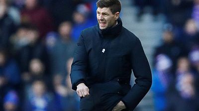 Soccer - Gerrard steers Rangers to long-awaited league win over Celtic