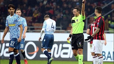 Milan, Suso 'mi dispiace per espulsione' Milan, Suso 'mi dispiace per espulsione'