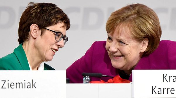 Germany's Kramp-Karrenbauer more popular than mentor Merkel - poll Germany's Kramp-Karrenbauer more popular than mentor Merkel - poll