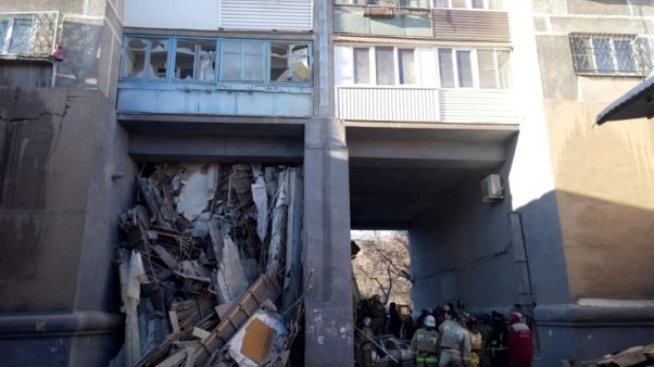 Seven dead, dozens trapped under rubble after Russian gas blast - agencies Seven dead, dozens trapped under rubble after Russian gas blast - agencies