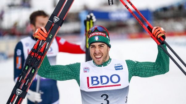 Sci nordico: Pellegrino primo podio 2019 Sci nordico: Pellegrino primo podio 2019
