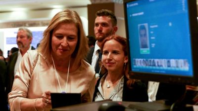 La députée israélienne Tzipi Livni le 20 mai 2017 à Shuneh, en Jordanie La députée israélienne Tzipi Livni le 20 mai 2017 à Shuneh, en Jordanie