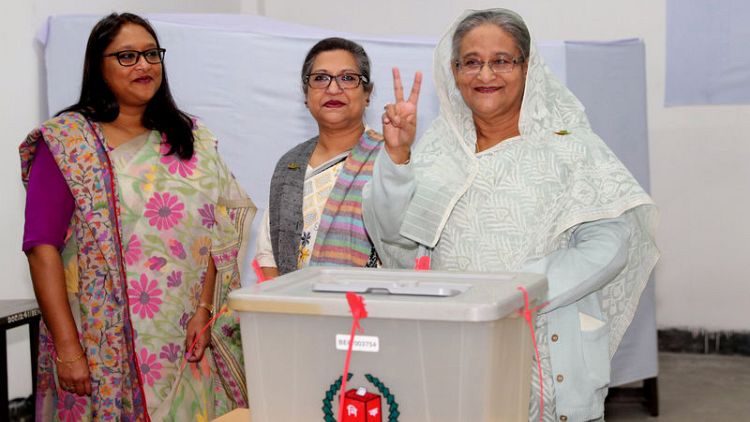 EU, U.S. denounce Bangladesh election violence, irregularities