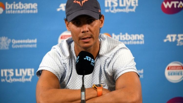 Tennis: légèrement blessé, Nadal déclare forfait à Brisbane
