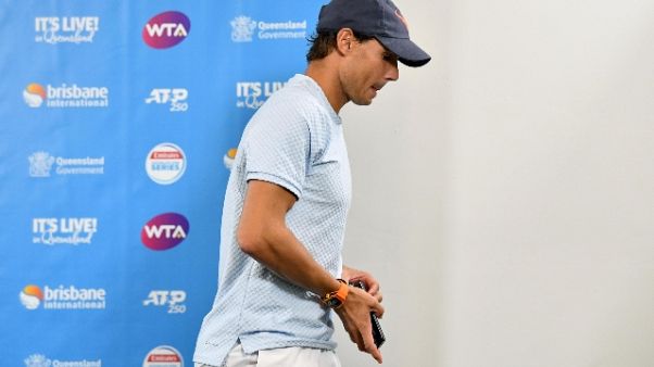 Tennis, a Brisbane forfait Nadal Tennis, a Brisbane forfait Nadal