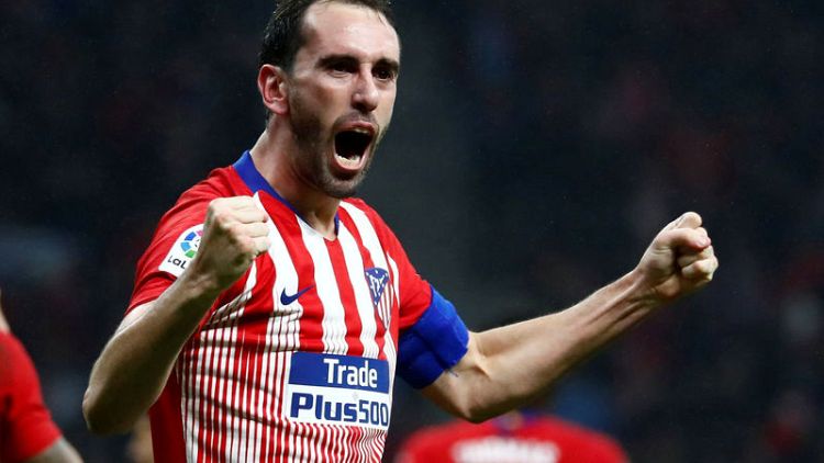 Soccer-Godin leads list of Atletico defenders with unclear futures