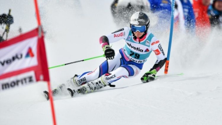 Ski: fin de saison pour Adeline Mugnier, blessée au genou gauche