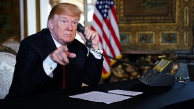 Donald Trump le 22 novembre 2018 à Palm Beach en Floride Donald Trump le 22 novembre 2018 à Palm Beach en Floride