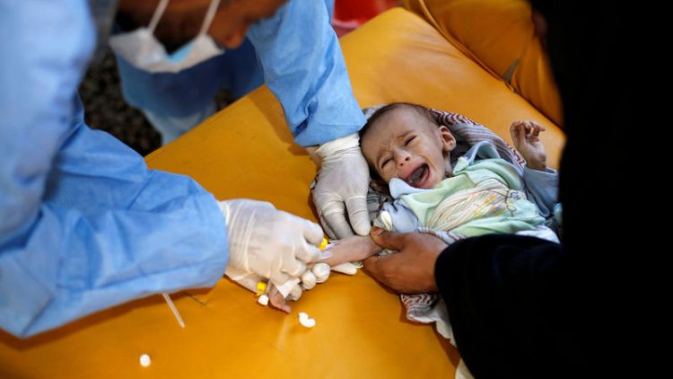In Yemen, world's worst cholera outbreak traced to eastern Africa
