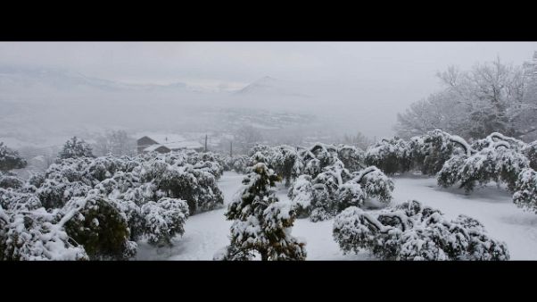 Nel Beneventano nevica a bassa quota Nel Beneventano nevica a bassa quota