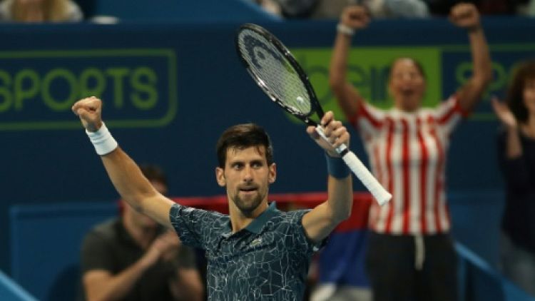 Tennis: le N.1 mondial Djokovic a encore souffert mais va en demi-finales à Doha