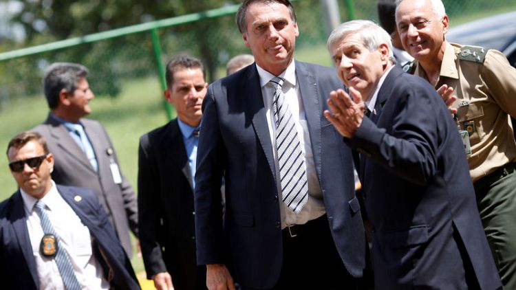 Brazil's Bolsonaro says he is open to hosting a U.S. military base