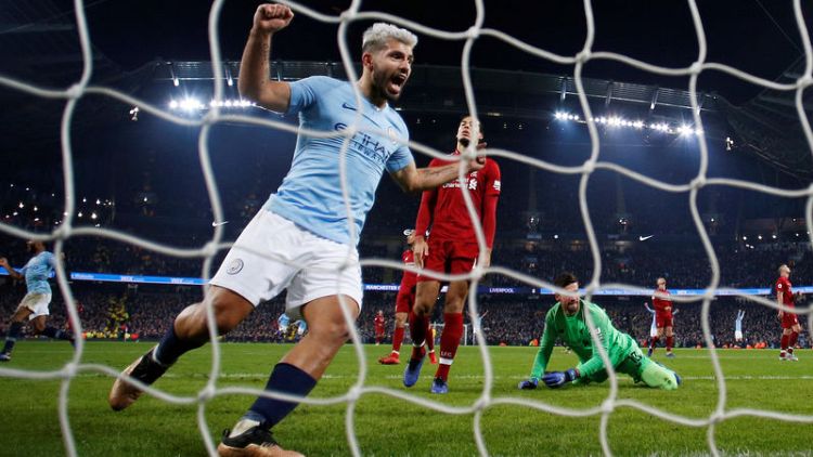 Man City end Liverpool's unbeaten run, cut lead to four