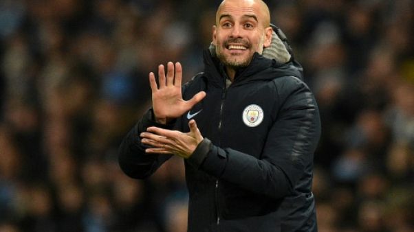 Angleterre: Guardiola "fier" de ses "incroyables joueurs" Angleterre: Guardiola "fier" de ses "incroyables joueurs"