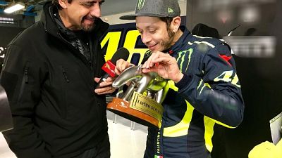 Moto, zero vittorie,Tapiro d'oro a Rossi Moto, zero vittorie,Tapiro d'oro a Rossi