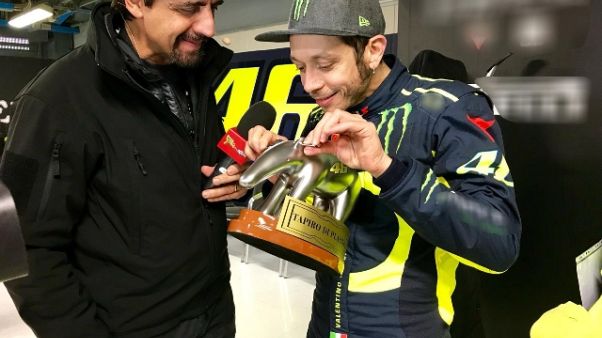Moto, zero vittorie,Tapiro d'oro a Rossi Moto, zero vittorie,Tapiro d'oro a Rossi