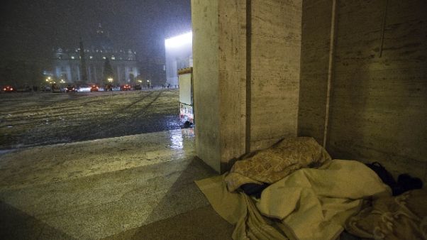 Maltempo: piano freddo in Vaticano Maltempo: piano freddo in Vaticano