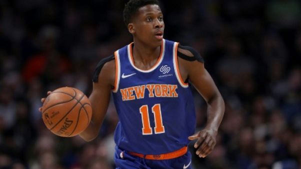 NBA: le meneur français des New York Knicks Frank Ntilikina sort sur blessure NBA: le meneur français des New York Knicks Frank Ntilikina sort sur blessure