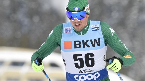 Sci Nordico:De Fabbiani,'male 30 metri' Sci Nordico:De Fabbiani,'male 30 metri'