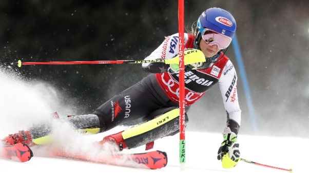 Shiffrin vince anche slalom Zagabria Shiffrin vince anche slalom Zagabria
