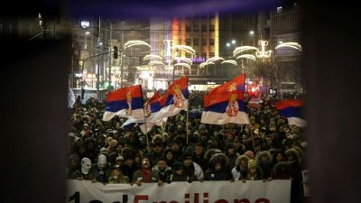 Serbie: nouvelle journée de manifestation contre le président Vucic Serbie: nouvelle journée de manifestation contre le président Vucic