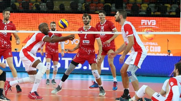 Pallavolo: Trentino-Perugia 3-0 Pallavolo: Trentino-Perugia 3-0