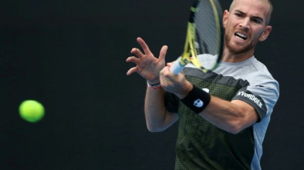 Tennis: Mannarino tombe d'entrée à Sydney Tennis: Mannarino tombe d'entrée à Sydney