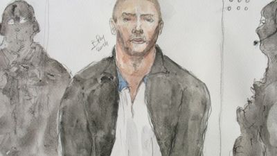 Croquis daté du 26 juin 2014 de Mehdi Nemmouche Croquis daté du 26 juin 2014 de Mehdi Nemmouche