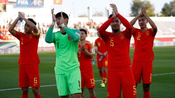 Coppa Asia: Cina batte 2-1 il Kyrgyzstan Coppa Asia: Cina batte 2-1 il Kyrgyzstan