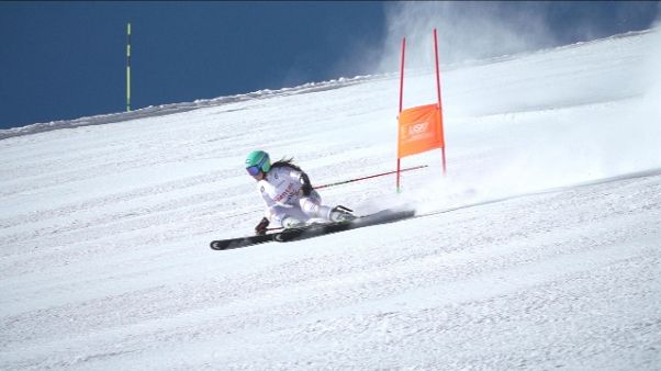 Sci: azzurre slalom su piste Latemar Sci: azzurre slalom su piste Latemar