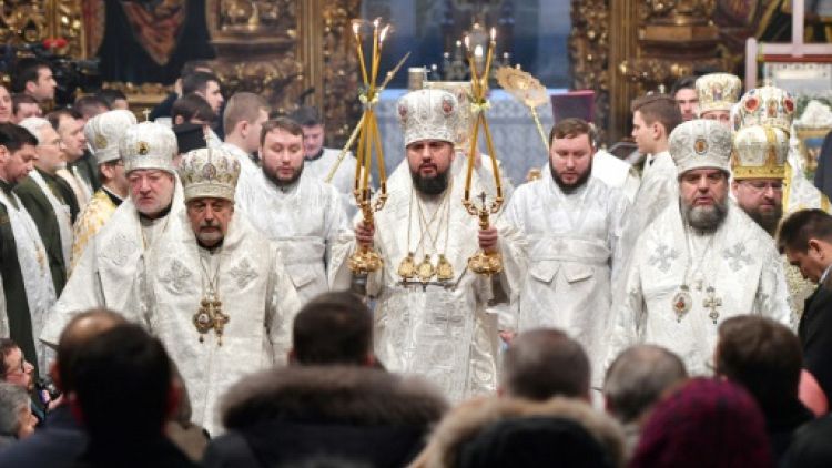 Ukraine: première liturgie pour la nouvelle Eglise orthodoxe indépendante