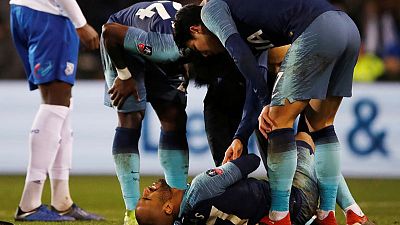 Spurs suffer Moura injury blow but Pochettino happy with squad depth Spurs suffer Moura injury blow but Pochettino happy with squad depth