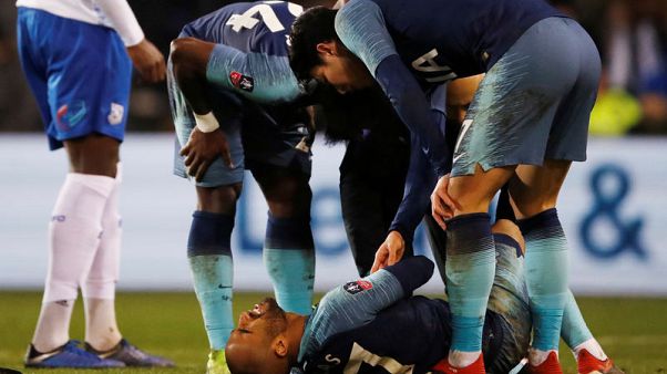 Spurs suffer Moura injury blow but Pochettino happy with squad depth Spurs suffer Moura injury blow but Pochettino happy with squad depth