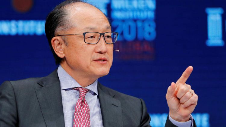 World Bank's Kim to resign effective Feb. 1, work on infrastructure