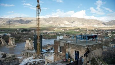 Sur les bords du Tigre à Hasankeyf, en Turquie, le 13 décembre 2018 Sur les bords du Tigre à Hasankeyf, en Turquie, le 13 décembre 2018