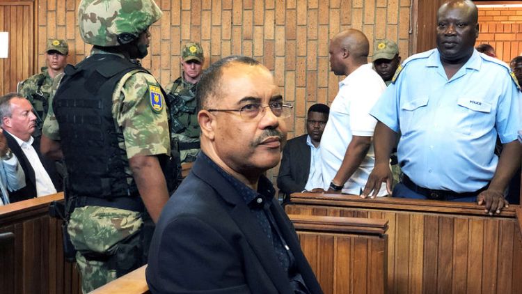 Former Mozambican finance minister challenges detention in South Africa