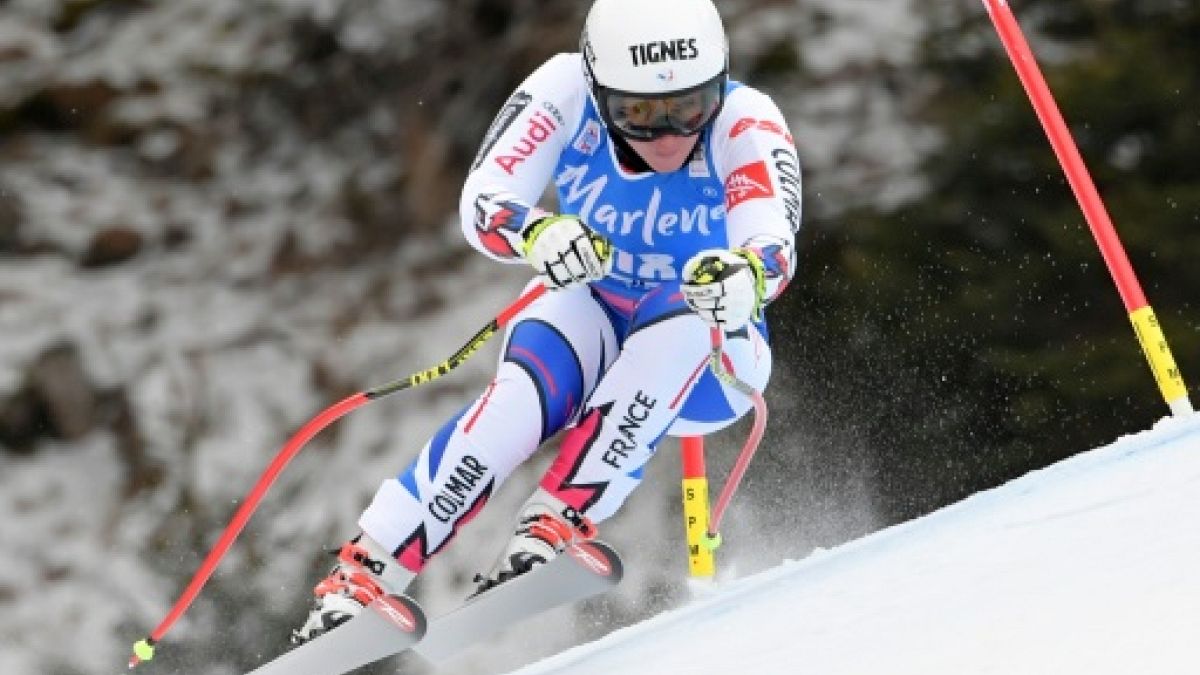 Ski alpin la descendeuse Tiffany Gauthier bless e la cheville