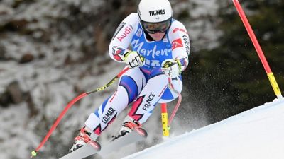 Ski alpin: la descendeuse Tiffany Gauthier blessée à la cheville gauche Ski alpin: la descendeuse Tiffany Gauthier blessée à la cheville gauche