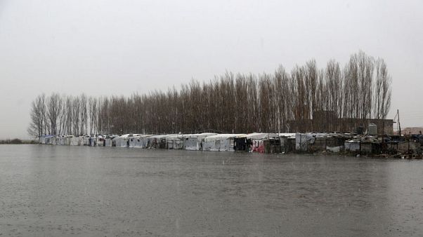 Lebanon's winter storm freezes refugees in flooded camps Lebanon's winter storm freezes refugees in flooded camps